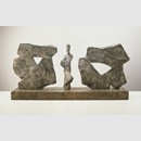 Durchschreiten, Bronze / Terrakotta, 32·80·28, 1998  2004; Foto: Hans Plkow