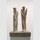 Weibliche und Männliche Gewandfigur, Terrakotta, 48·32·15, 1994 – 1997; Foto: Thomas Häntzschel
